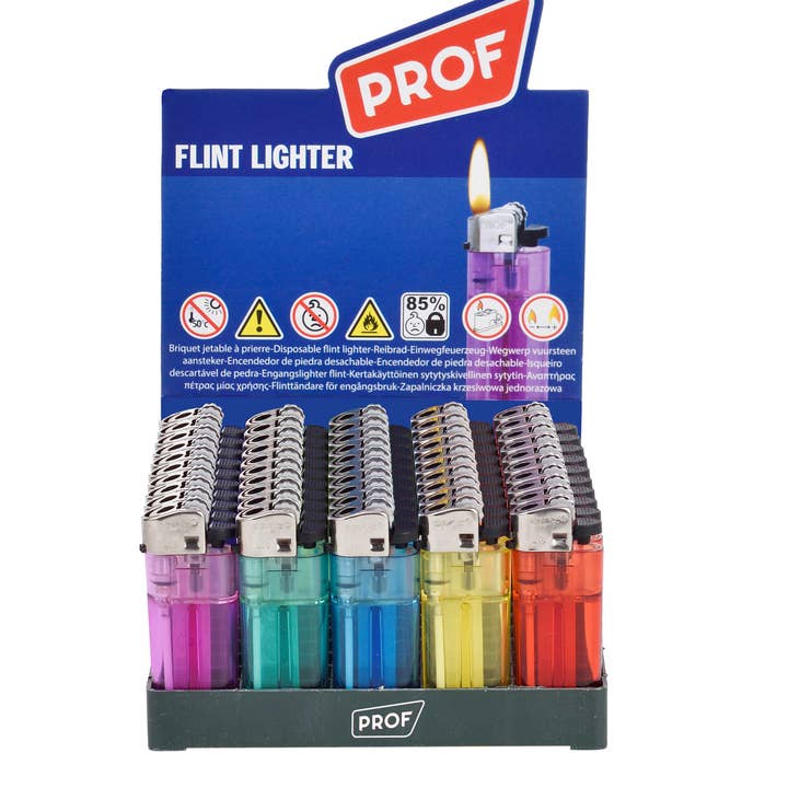 PROF - Wholesale Lighter - MINI PROF COLOR STONE LIGHTER1