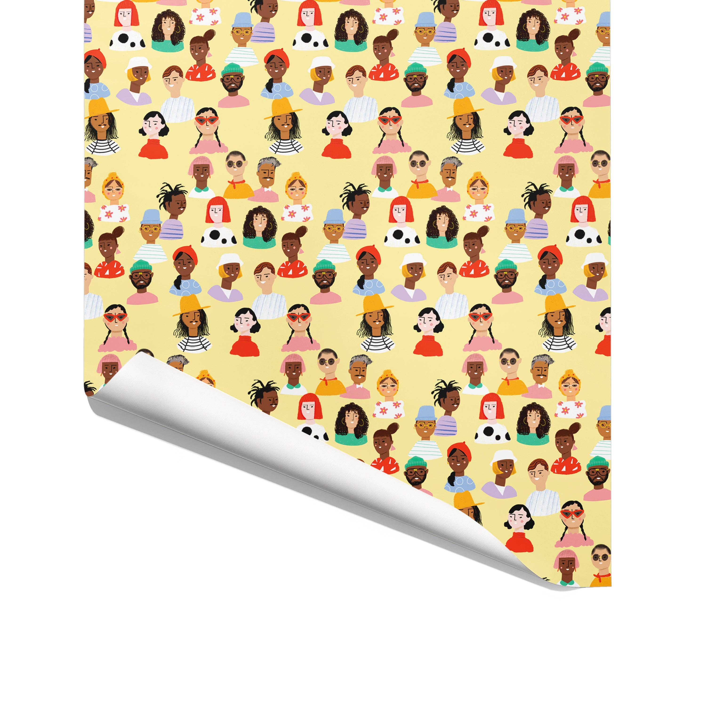 Carolyn Suzuki - Wholesale Wrapping Paper Roll - BEST CROWD EVER - Rolled Gift Wrap2