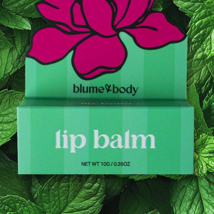Peppermint Lip Balm for wholesale by Blume and Body