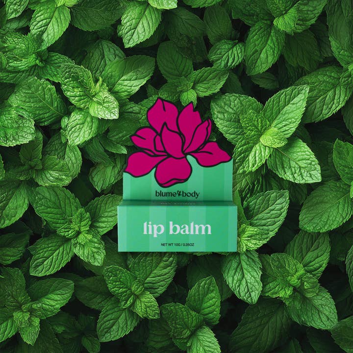 Peppermint Lip Balm for wholesale by Blume and Body