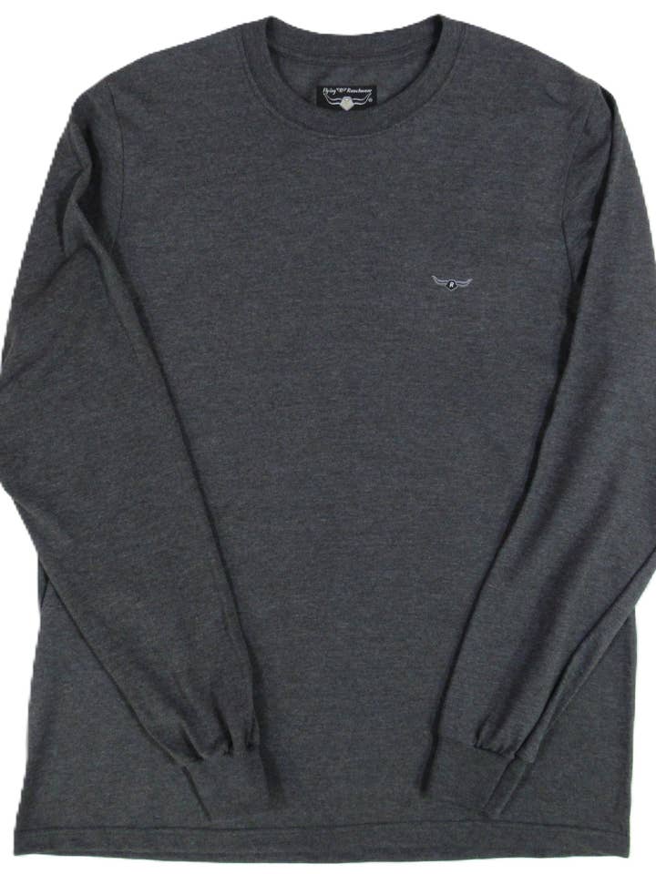 Flying R Ranchwear - T-shirt de Manga Comprida - Sem Bolso - Fabricado nos EUA por atacado de Ruddock Shirts