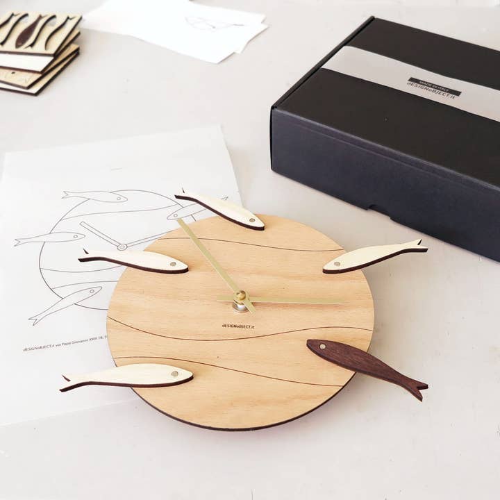 dESIGNoBJECT.it - Wholesale Wall Clock - Amalfi Wooden Wall Clock6
