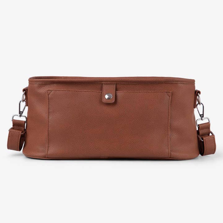 VANCHI - Wholesale Diaper Bag - Baby - VANCHI Pram Caddy - Pebbled Tan