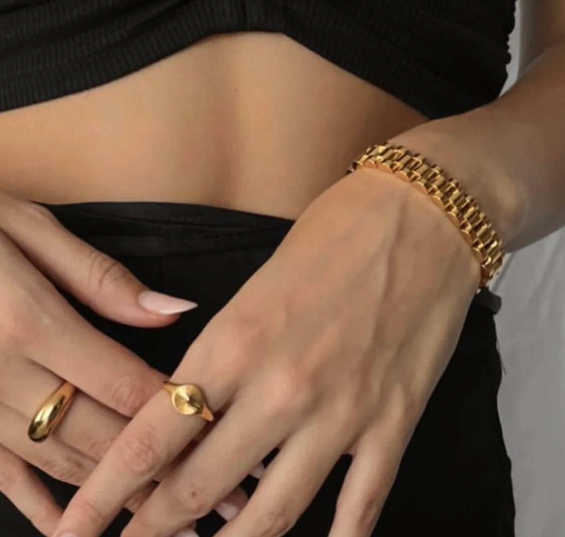 HoopLa – wholesale Link & chain bracelet –  Watch Band Link Bracelet, Bangle.  Steel Rol-X1