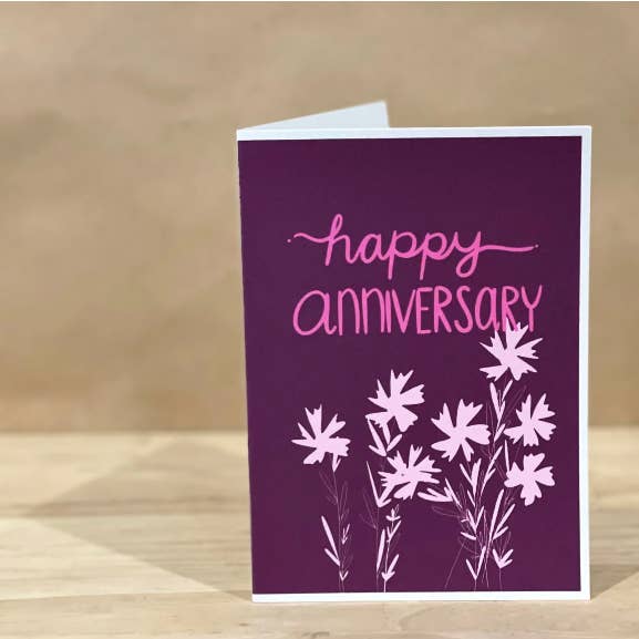 Calla Collective - Wholesale Anniversary card - 'Happy Anniversary' CARD