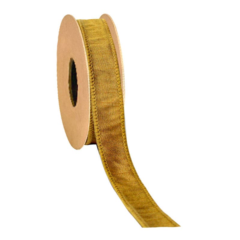 LA Ribbons Wholesale - Vente Ruban – emballage cadeau - Ruban Dupioni filaire de 1 po | 10 mètres | 22 couleurs disponibles3