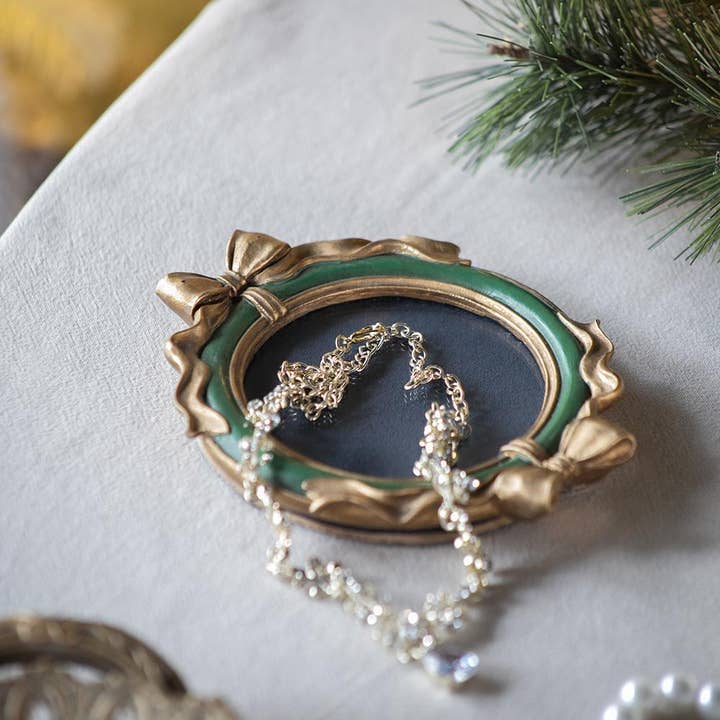 A&B Home Group Inc. - Wholesale Decorative Tray - 5.5x1x4.5" Elegant Jewel Rest Tray5