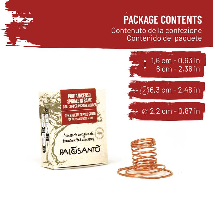 Herborea srl – wholesale Incense holder – Copper Palo Santo Incense Holder1