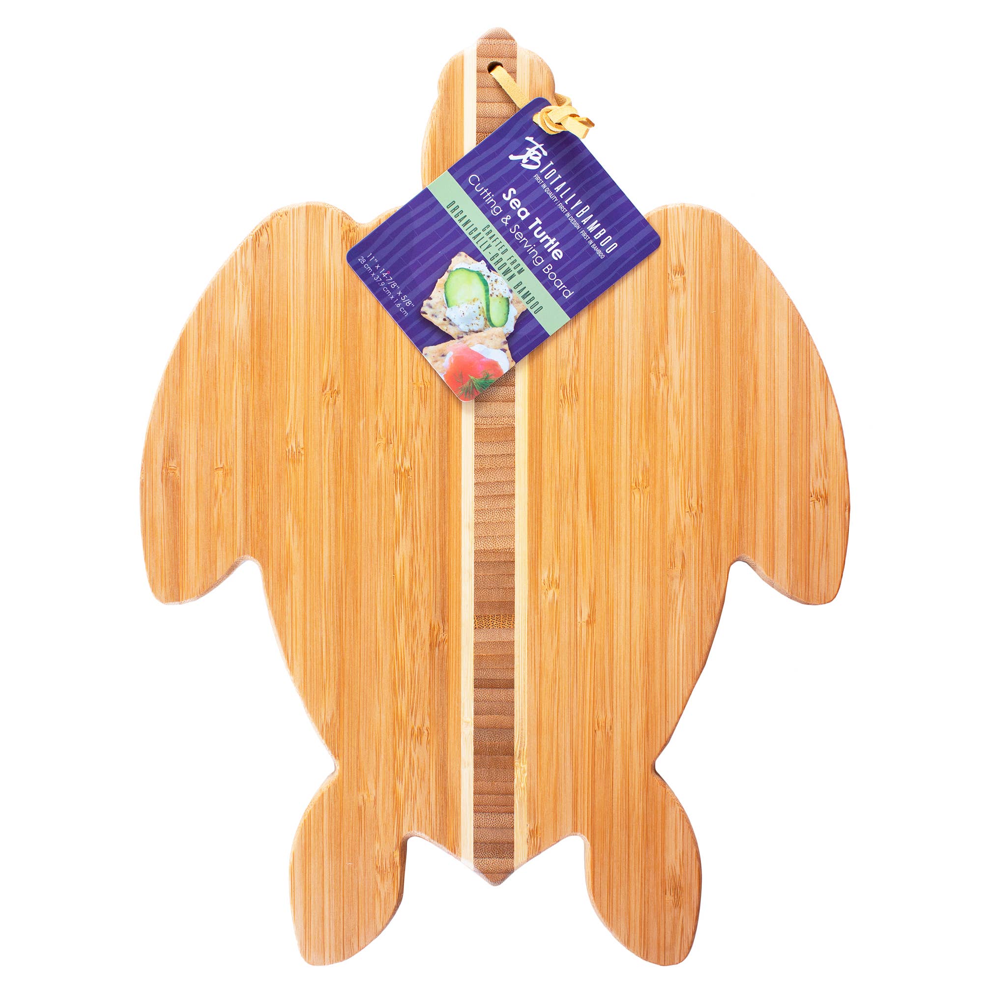 Totally Bamboo - Wholesale Cutting Board - Sea Turtle Shaped Serving & Cutting Board1