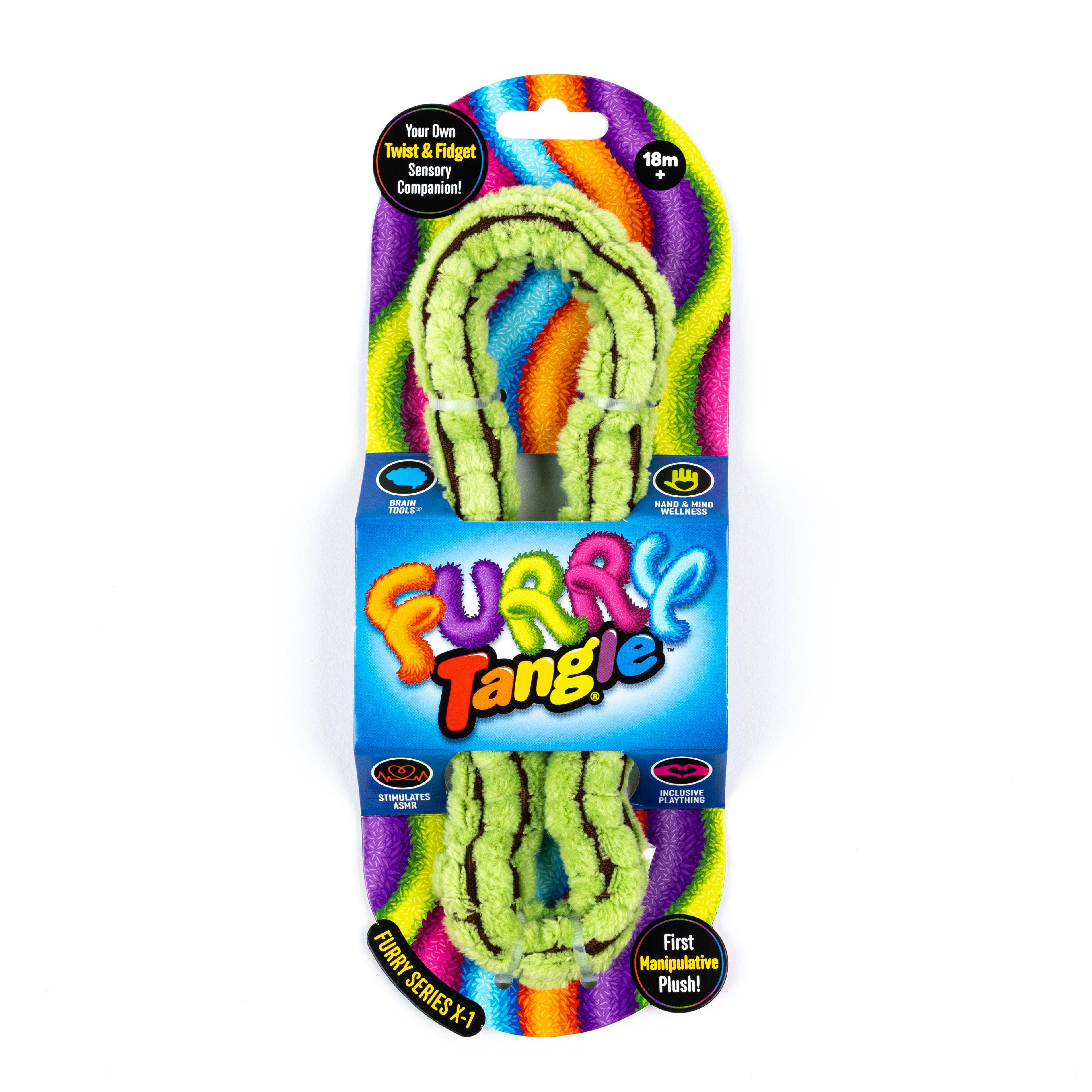 Tangle, Inc. - Vente Fidget/jouet anti-stress – enfant - Jouet sensoriel en peluche Furry Tangle®1