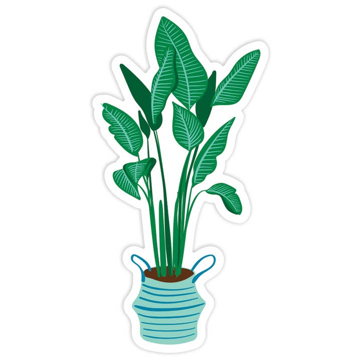 Tall Plant - Vinyl Sticker for wholesale by Lucy Loves Paper