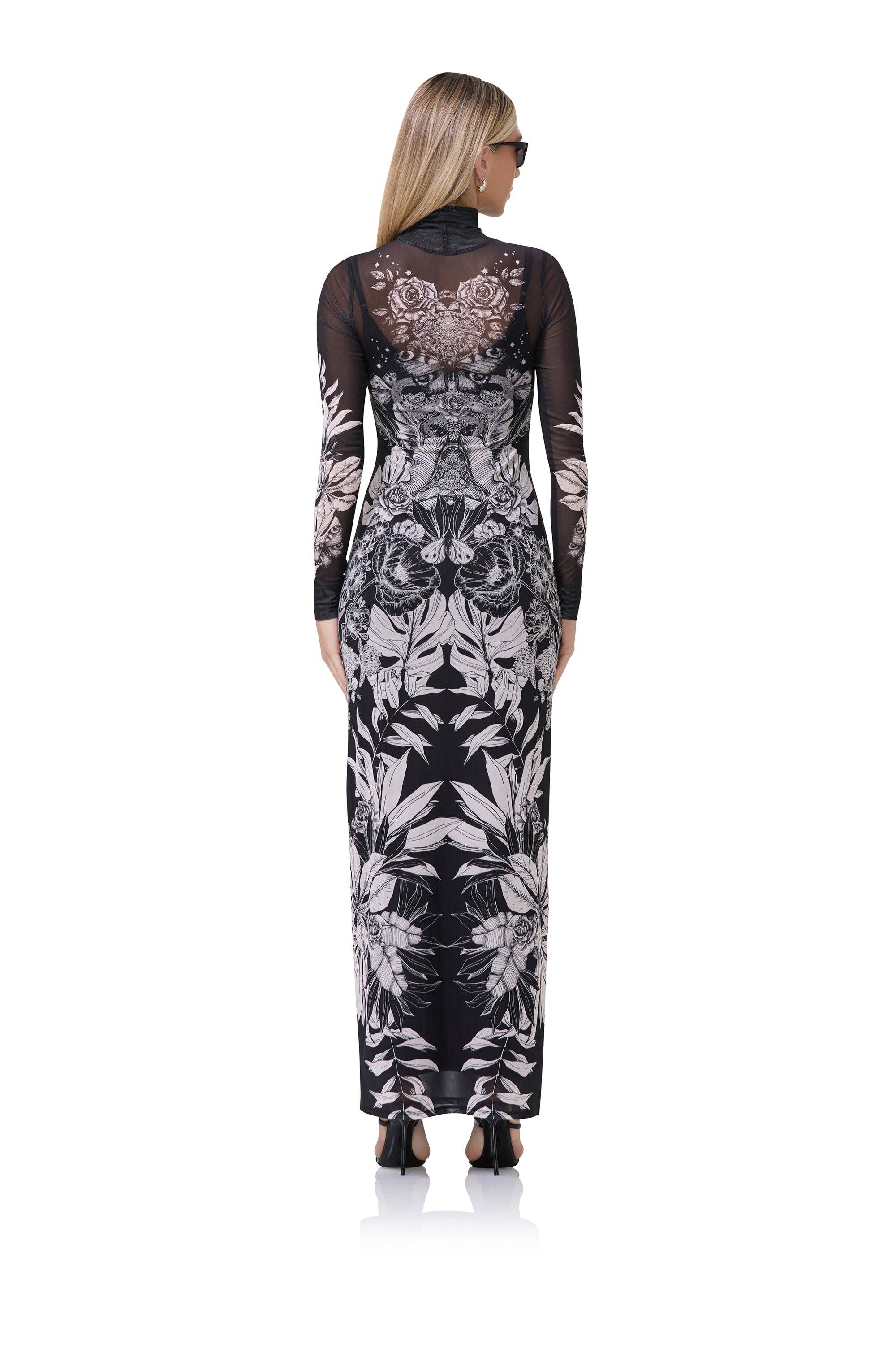 Billie Dress - Tonal Botanical for wholesale on Faire3