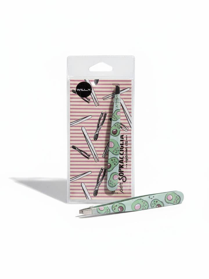 PINÇAS DE SOBRANCELHA ABACATE por atacado de Willy be Smart