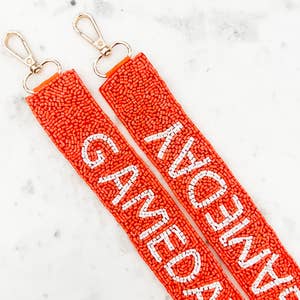 Mighty Mighty Tiger Beaded Purse Strap, Orange – Chic Soul