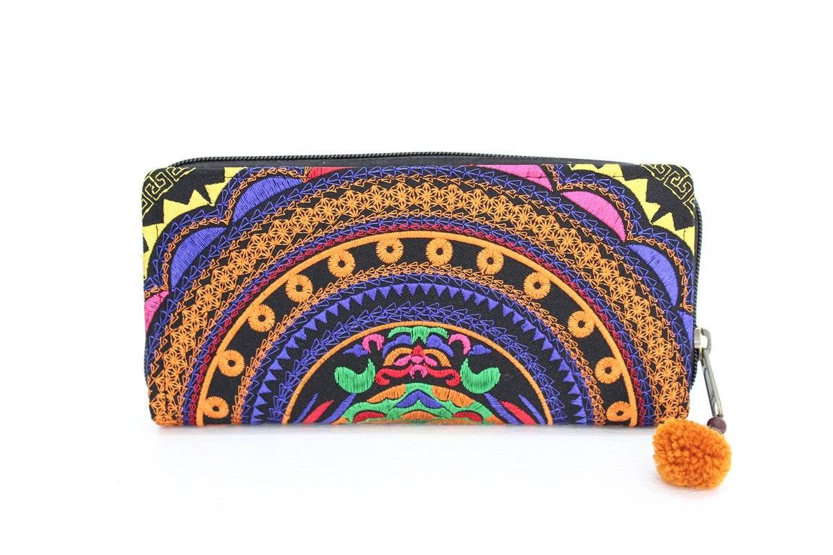 Lumily - Vente Portefeuille – femme - Portefeuille brodé en forme de papillon | Édition limitée - Thaïlande7