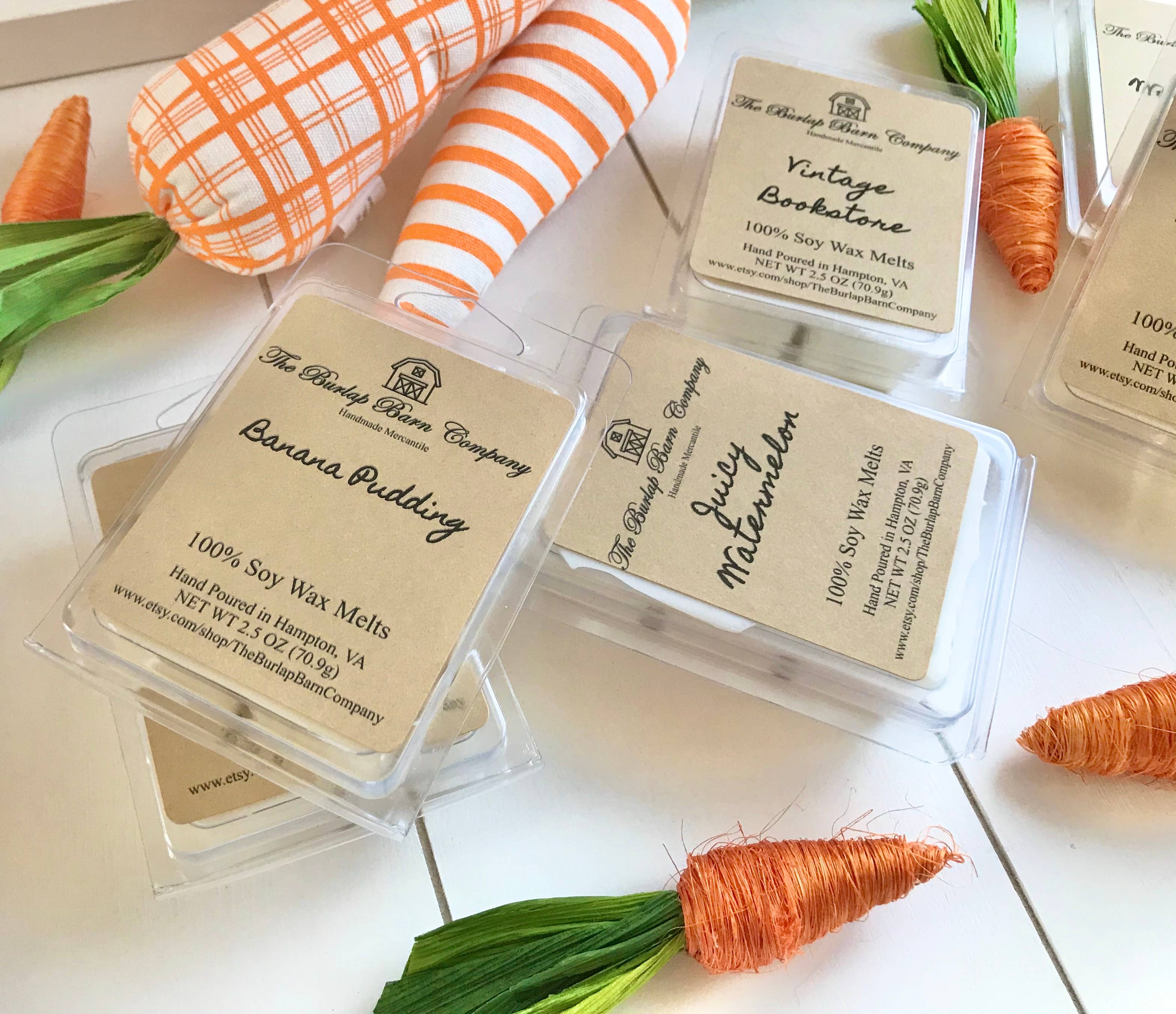 The Burlap Barn Company - Wholesale Wax Melt - Highly Scented Wholesale 2.5 oz Wax Melts1