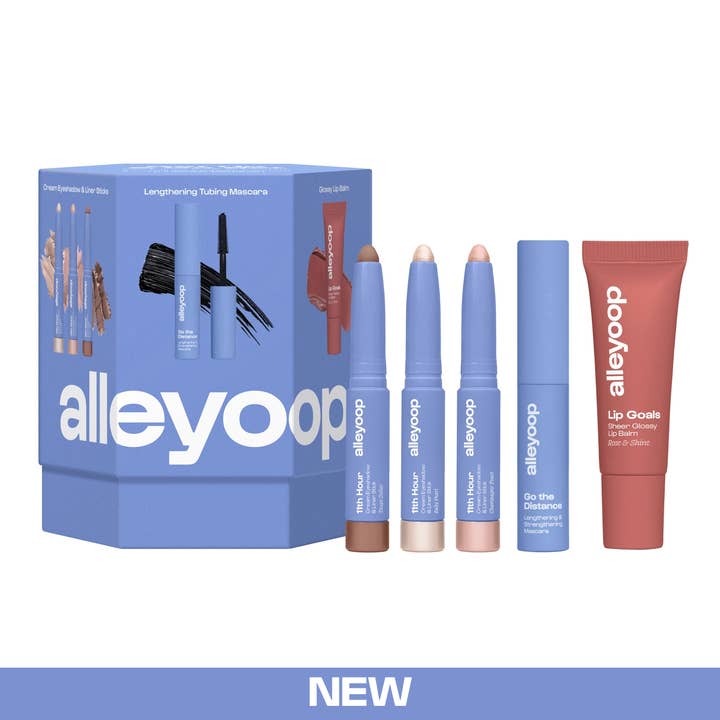 Alleyoop Makeup - Wholesale Eyeshadow Palette - All Day, Every Day Set-Winning Eye & Lip Kit GIFT SETS