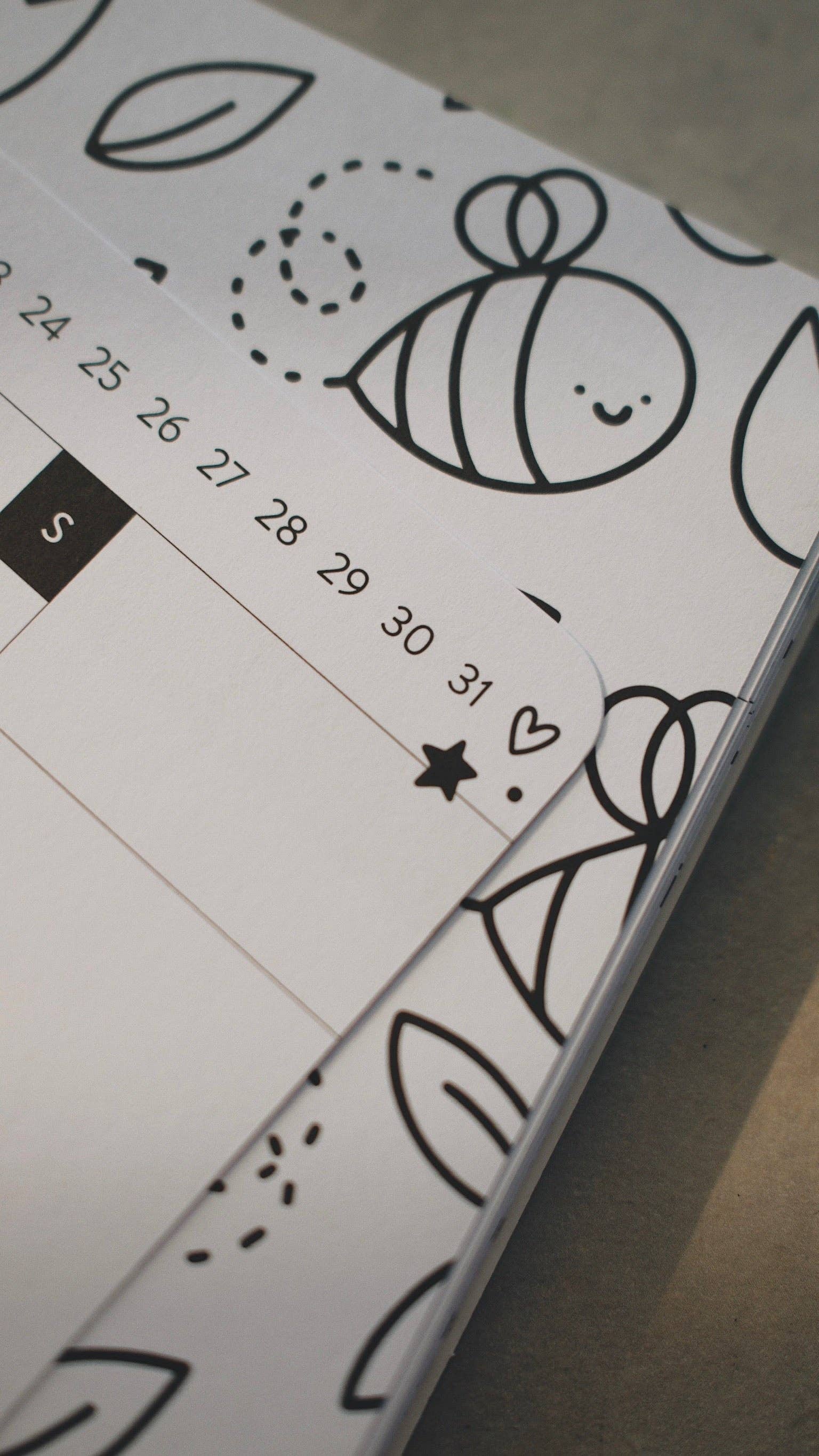 Rad & Happy - Wholesale Planner - 8x10 Undated Education Planner - Doodle Edition11