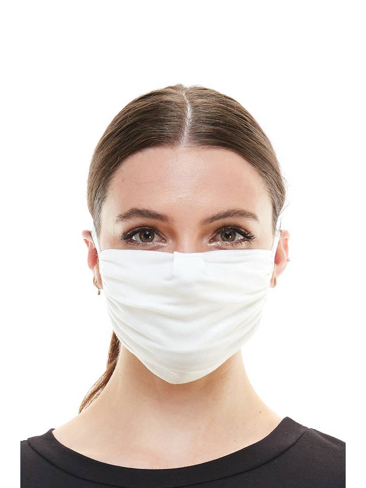 Hergestellt in den USA wiederverwendbare Stoffkopfschlaufen Gesichtsmaske für den Großhandel von MILEY + MOLLY