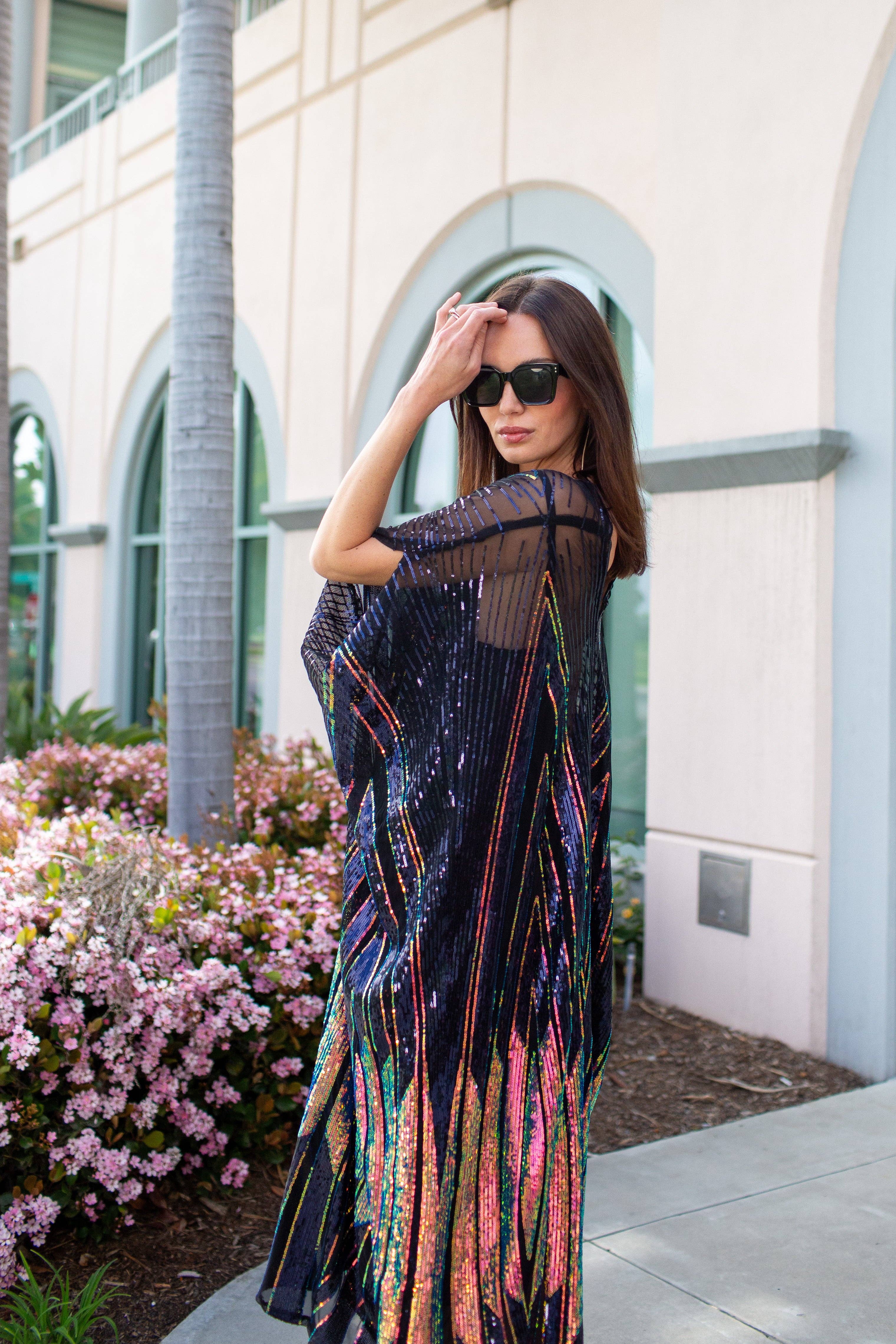 Jennafer Grace - Wholesale Kaftan - Women's - Midnight Lotus Caftan10
