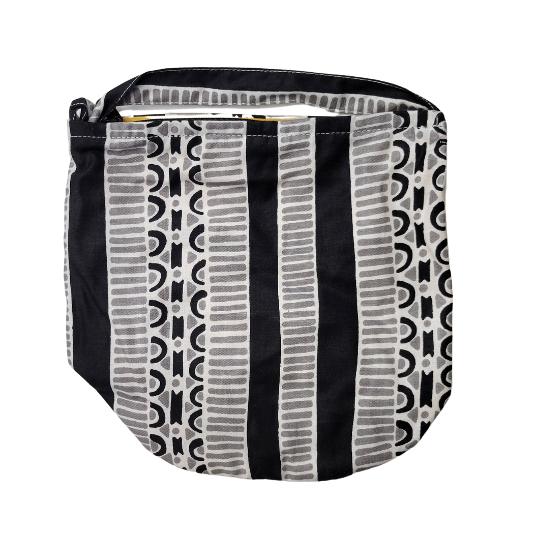 Unique Batik Fair Trade - Wholesale Crossbody Bag - Women's - African Wax Print Bucket Bag7