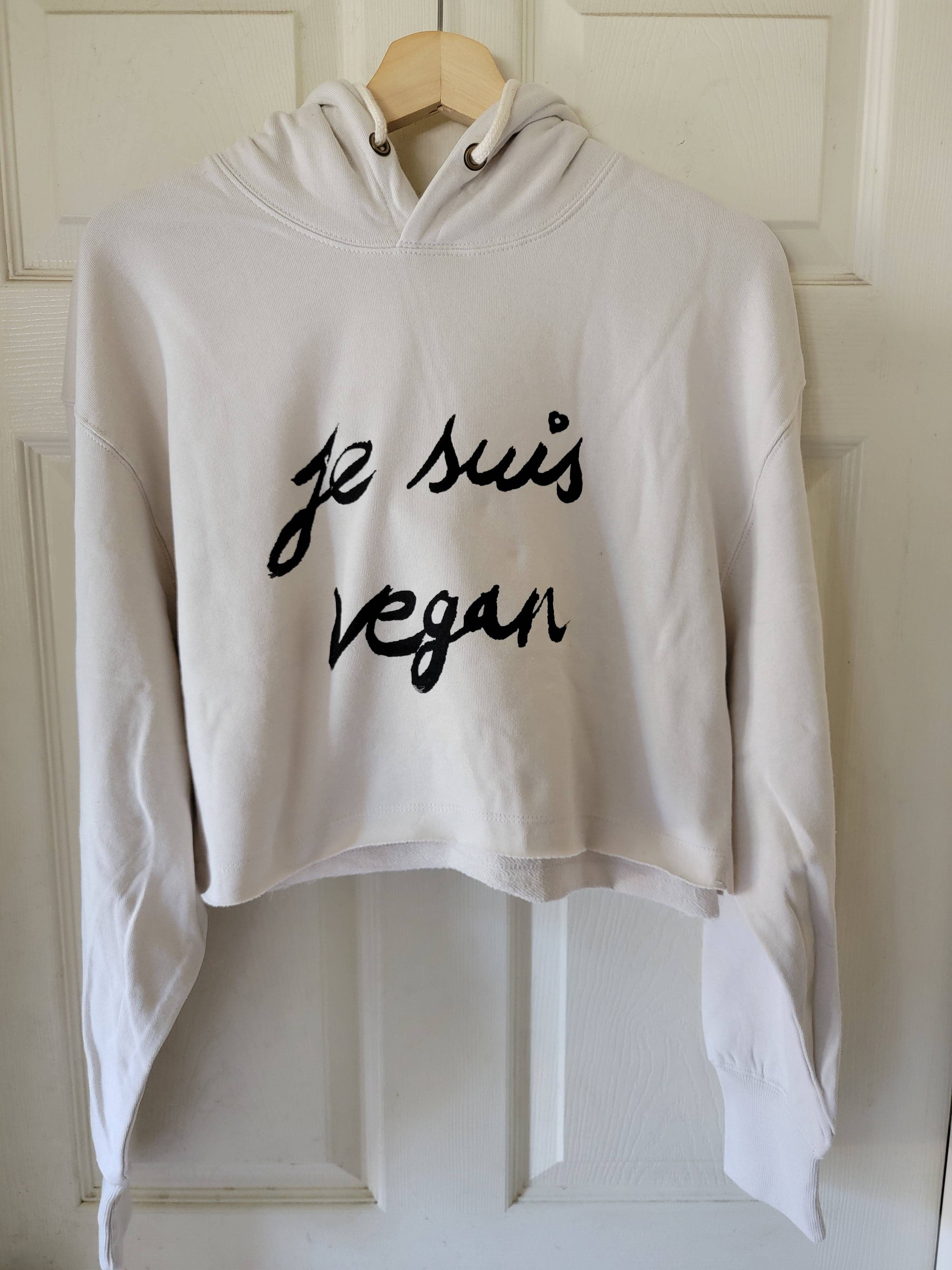 Vegan Club - Wholesale Hoodie - Women's - Short Waist Sweater Je Suis Vegan