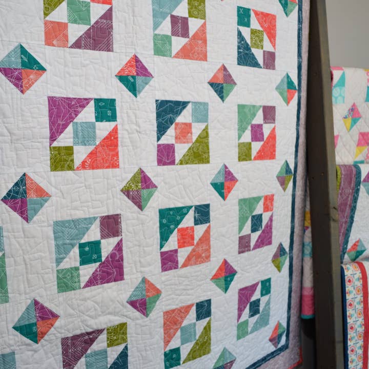 Purple Daisy Quilt Designs - Wholesale Quilt - Quinn Quilt Pattern4