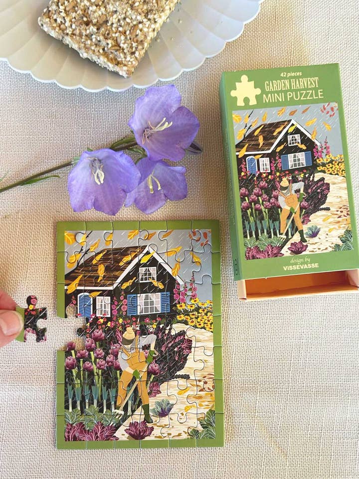 GARDEN HARVEST - mini puzzle for wholesale by ViSSEVASSE