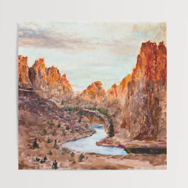 Smith Rock Fine Art Print for wholesale by Jennifer McCaffrey Art