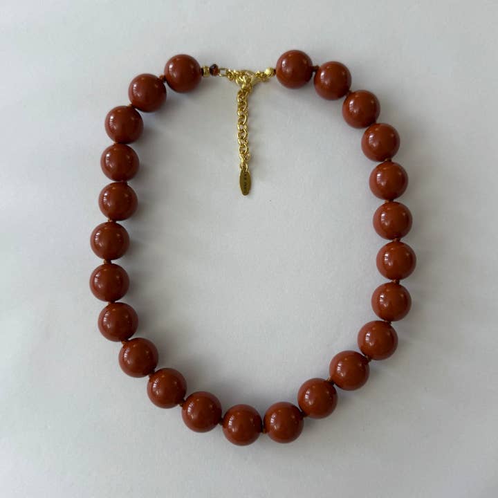 A.B. Paris - Wholesale Beaded/Pearl Necklace - Trendy Bolas Necklace - several colors available15