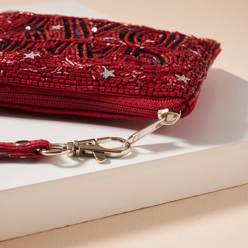 Frem – Großhandel Geldbörse – Damen – Game Day Münzbeutel mit Sternenperlen11