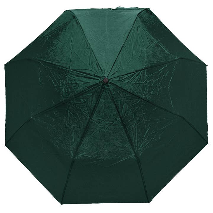 SURTIDO Paraguas compacto manual sólido de 8 paneles y 3 pliegues de venta al por mayor en Faire6
