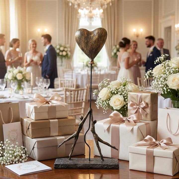 Couple with Heart Balloon for wholesale by Bentley & Bo