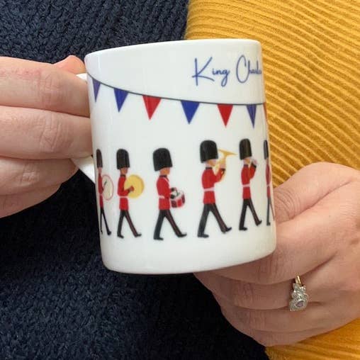 Mustard & Gray Ltd – wholesale Coffee mug – London Guard Coronation Celebration 250ml Mug - Limited Ed6