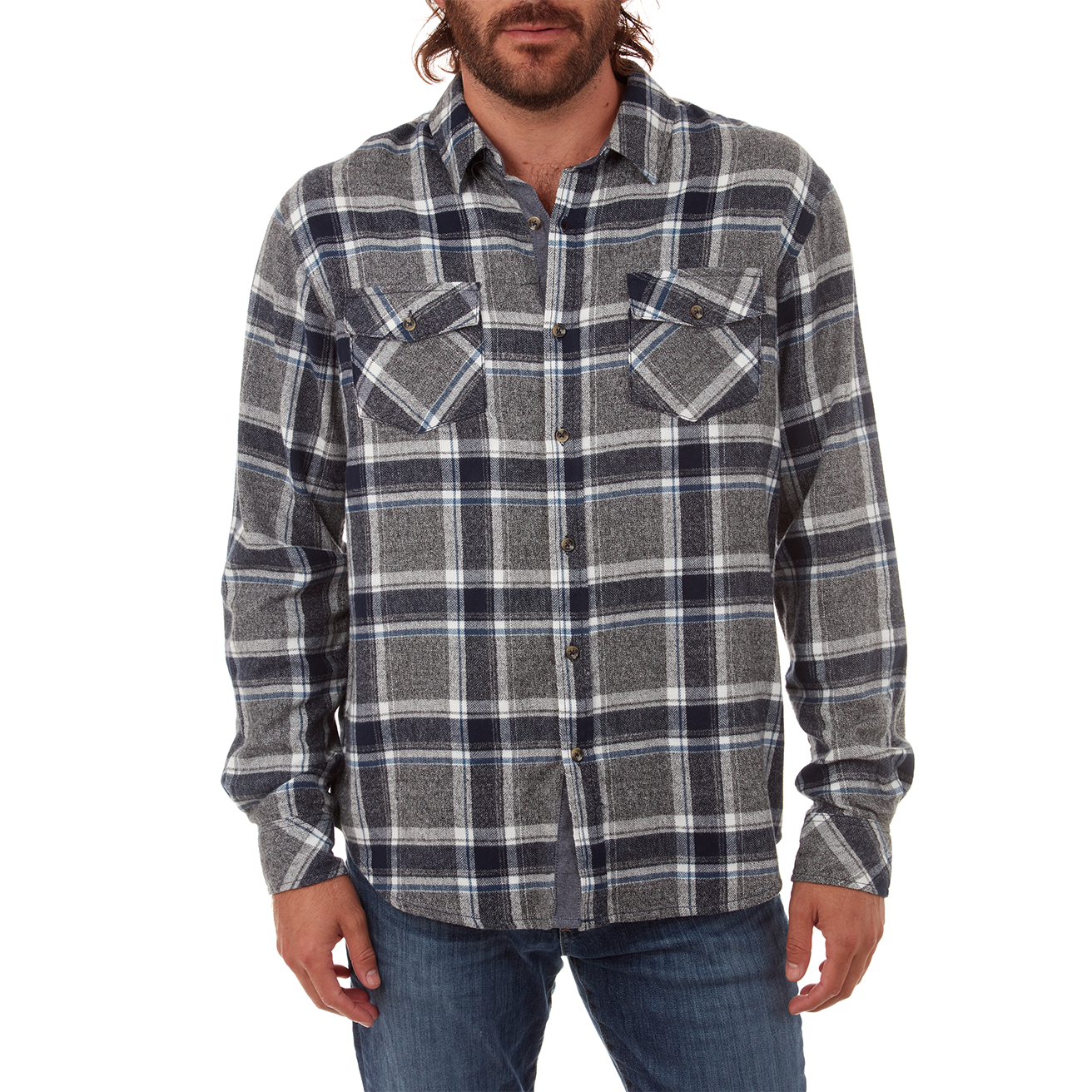 PX - Wholesale Button Down Shirt - Men's - Terrell Flannel Shirt1