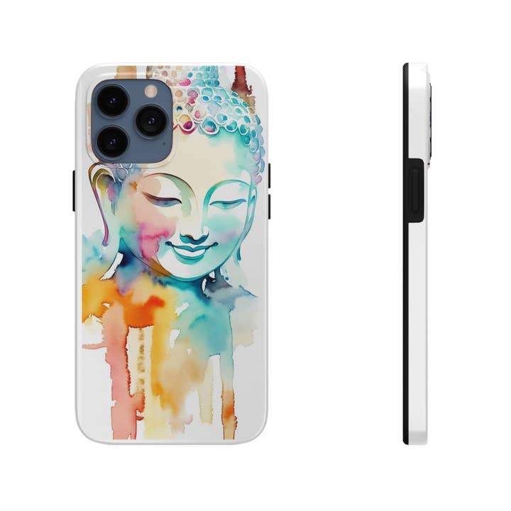 Art Essential - Wholesale Telefoonhoesje - Dames - Buddha Jay watercolor stoere telefoonhoesjes van Art Essential5