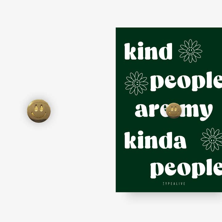 typealive - Wholesale Lapel Pin/Button - Stift / Freundliche Menschen1