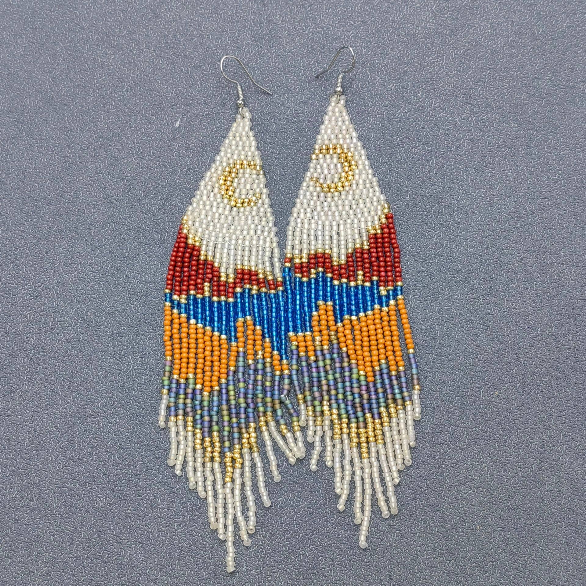 Mio Queena - Wholesale Tassel Earrings - Moonon The Mountain & River Seed Beads Earrings - BJ/SB/MS0
