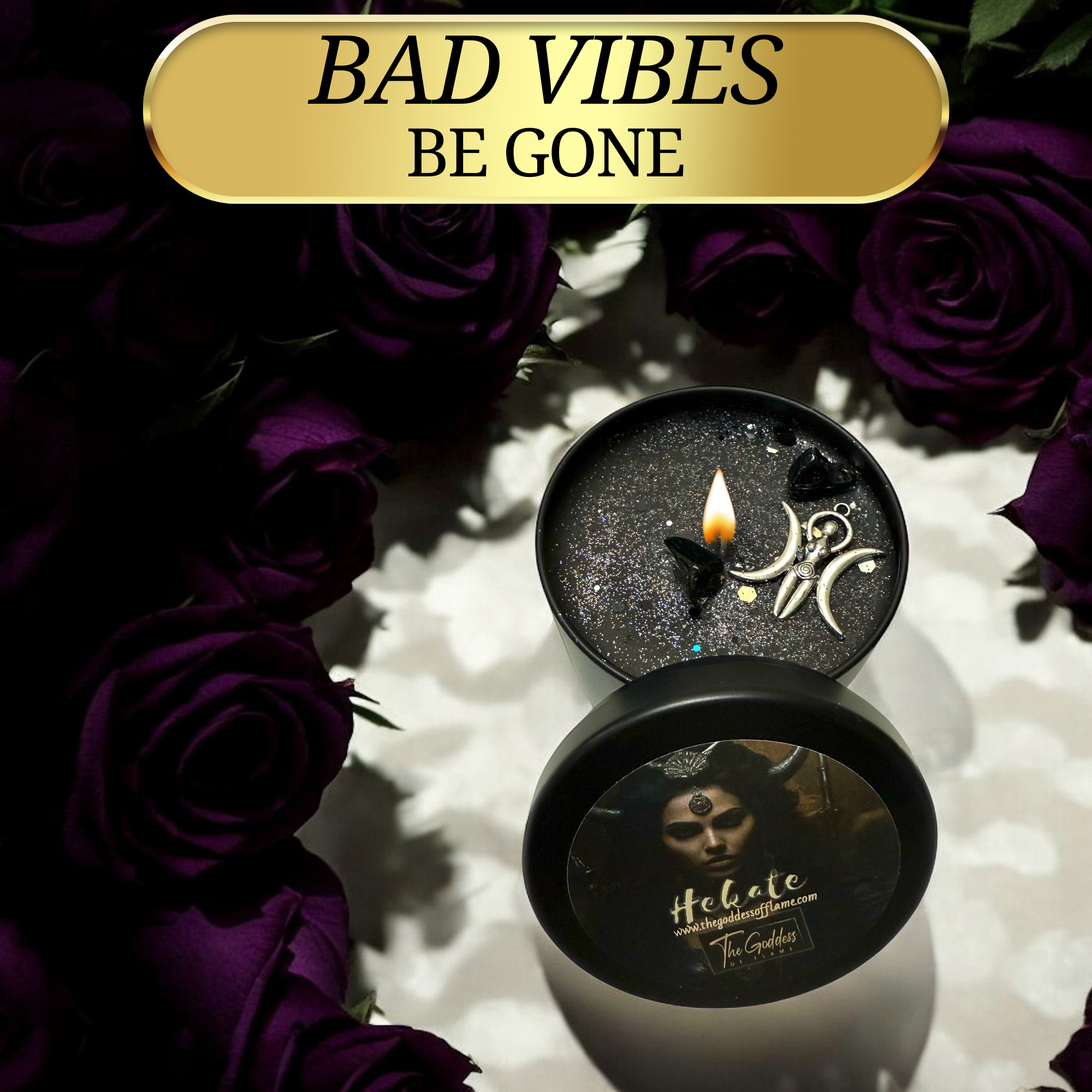 The Goddess of Flame - Wholesale Travel Candles - Hekate (Hecate) Conjuring Spell Candle7