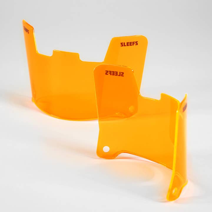 Hot Orange helm oogschild vizier voor wholesale door Sleefs