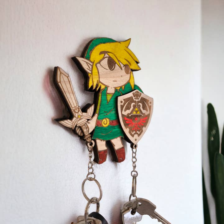 Studio Rima - Wholesale Keychain – Unisex - Link - The Legend of Zelda Magnet Keychain Wall Mounted 4