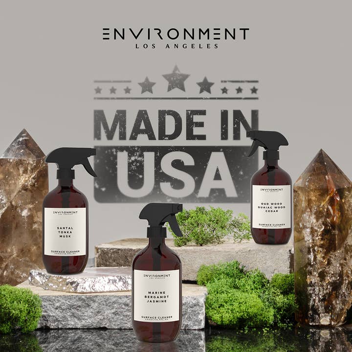 ENVIRONMENT - Wholesale Multi-Surface Cleaner - Inspired by Baccarat Rouge 540® Surface Cleaner Amber C
