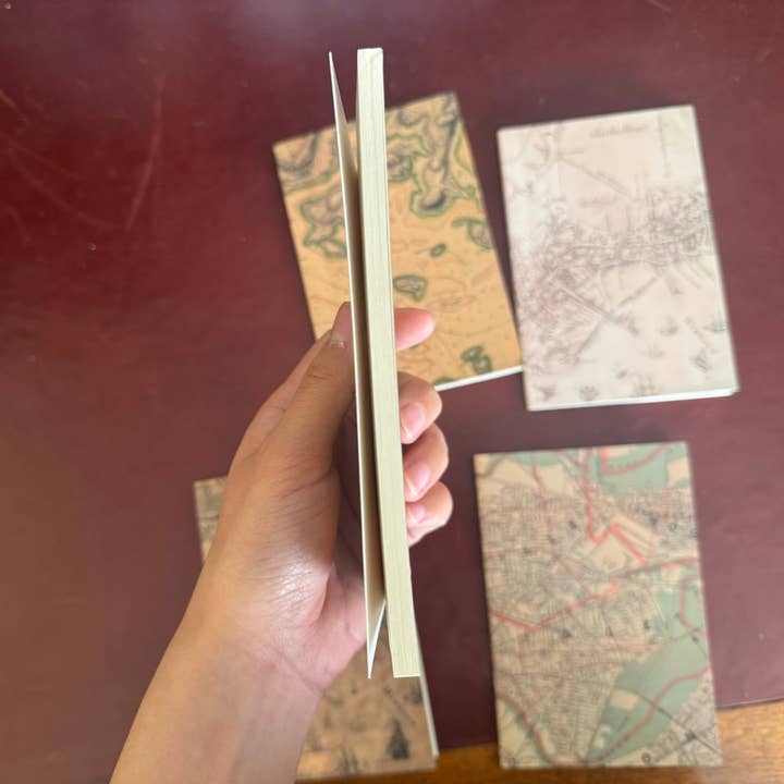 Poetose - Wholesale Notebook - Cambridge and Somerville Map Notebook2