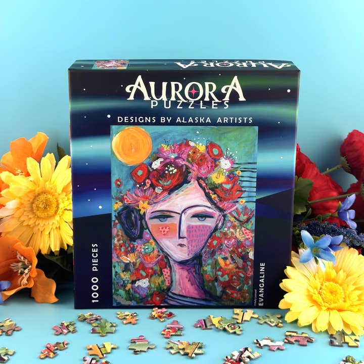 Aurora Puzzles - Wholesale Puzzle - Adult - "EVANGALINE" 1000 Piece Puzzle