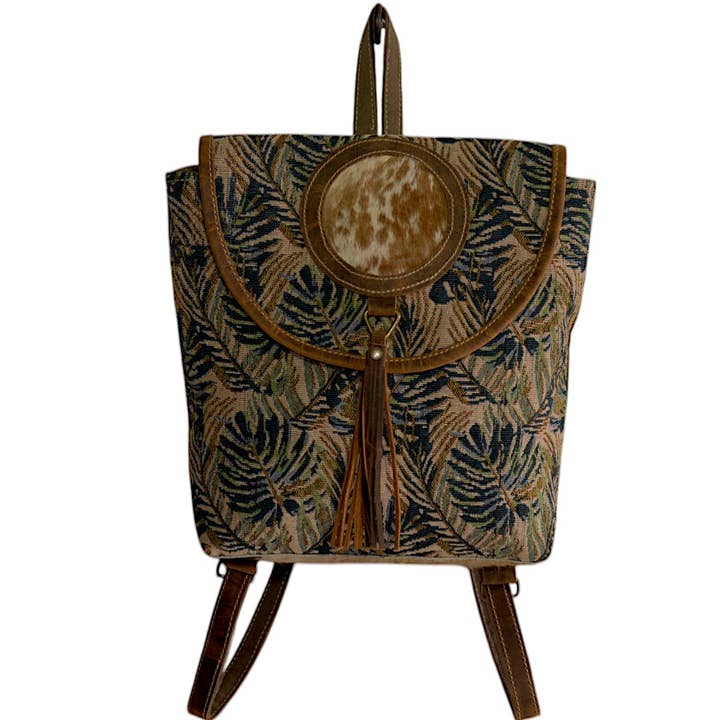 Canvas & Leather Elegano Backpack
for wholesale by Hopofly Bags