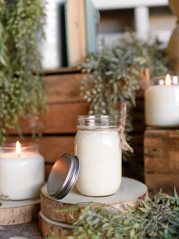Ball Mason Jar Vintage Antique Candle (12.5 oz)-Wholesale for wholesale by The Little Burlap Barn®