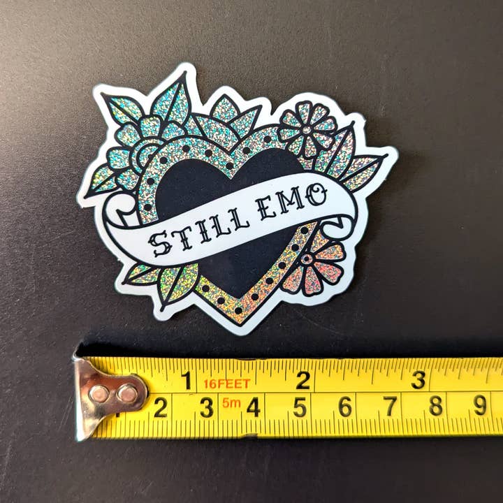 All That Raaz - Wholesale Sticker - Still Emo Glitter Sticker