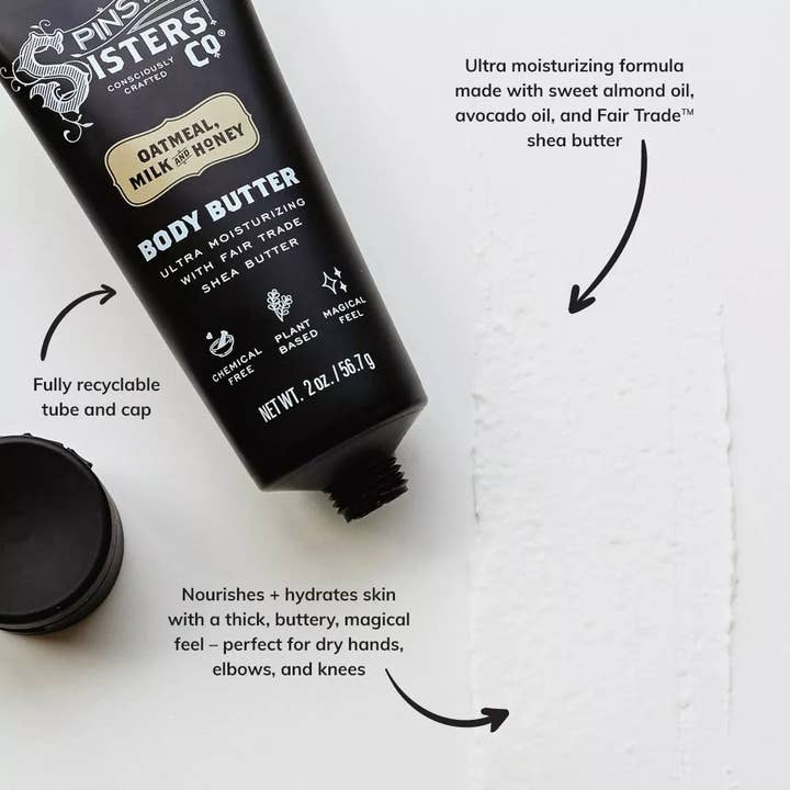 Spinster Sisters Co. - Wholesale Body Balm/Butter - Fair Trade Shea Body Butter Lotion: Deeply Moisturizing