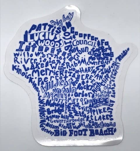 Flags Over Wisconsin - Wholesale Sticker - Wisco Sticker Fun Pak 909