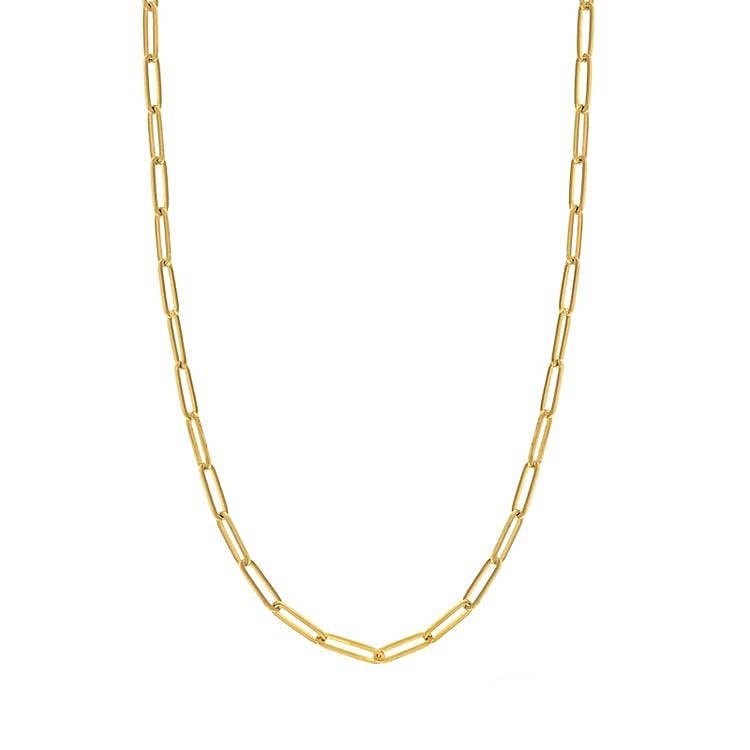 KIKICHIC - Wholesale Link & Chain Necklace - Oval Link Paper Clip Necklace1